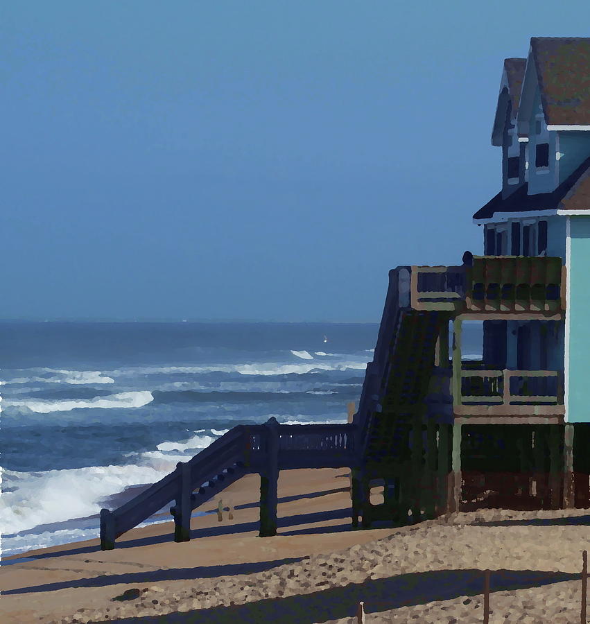 Buxton Beach Houses Photograph by Cathy Lindsey Fine Art America