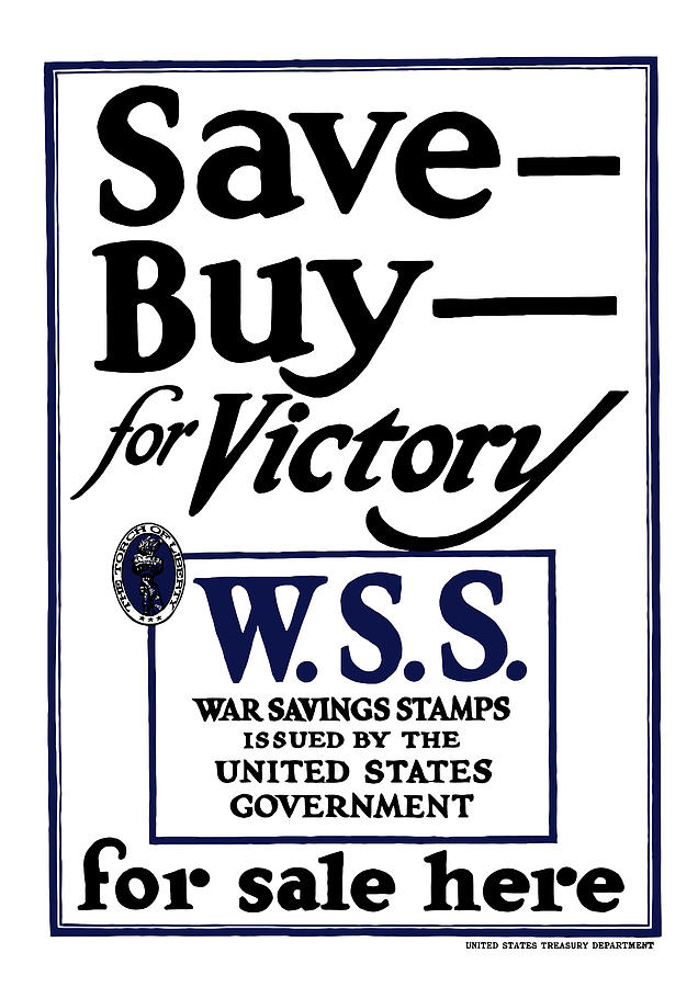 World War Ii Painting - Buy For Victory by War Is Hell Store