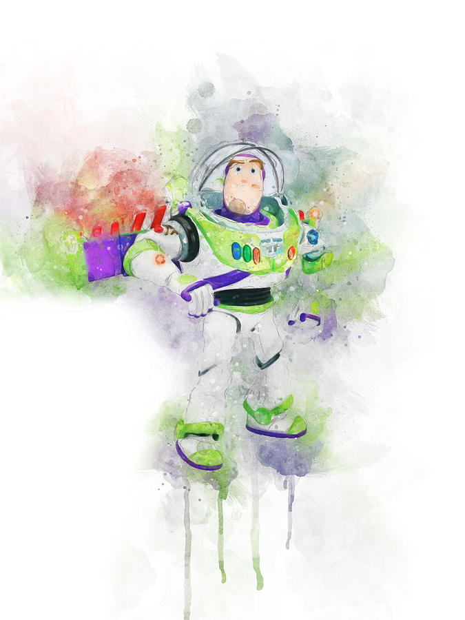 Buzz Lightyear Digital Art by Aged Pixel