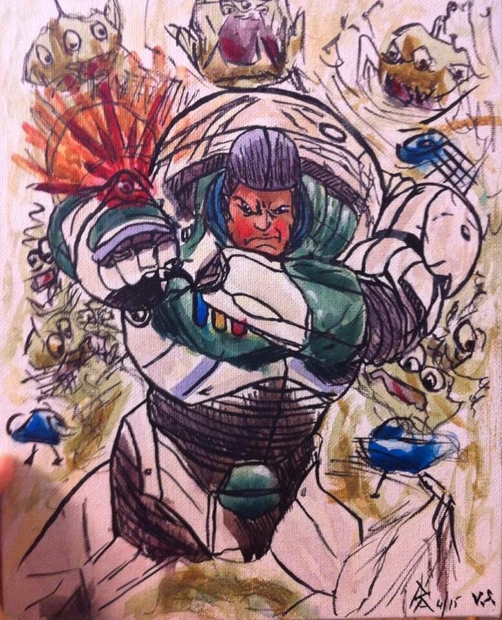 Buzz Lightyear Space Ranger Painting by George Robert Allen - Fine Art ...