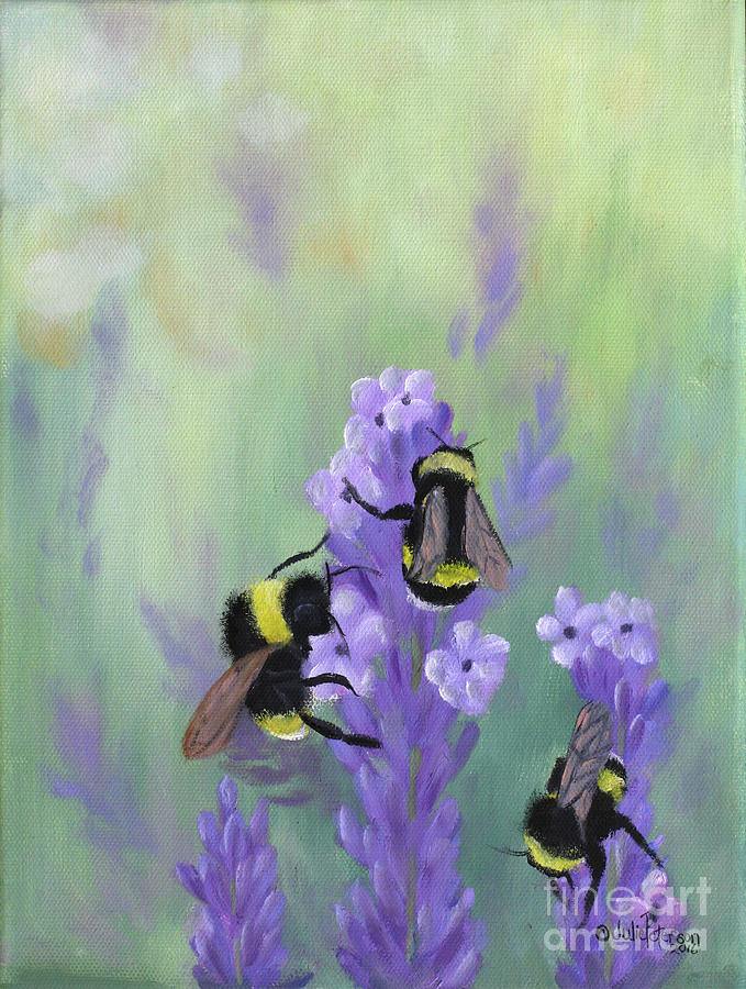 Buzzed Painting by Julie Peterson