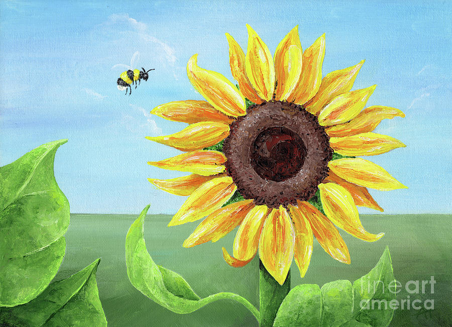 Buzzing the Tower Painting by Annie Troe