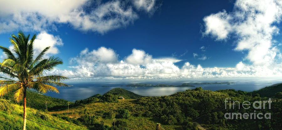 British Virgin Island Pano 3 Photograph by Timothy Hacker