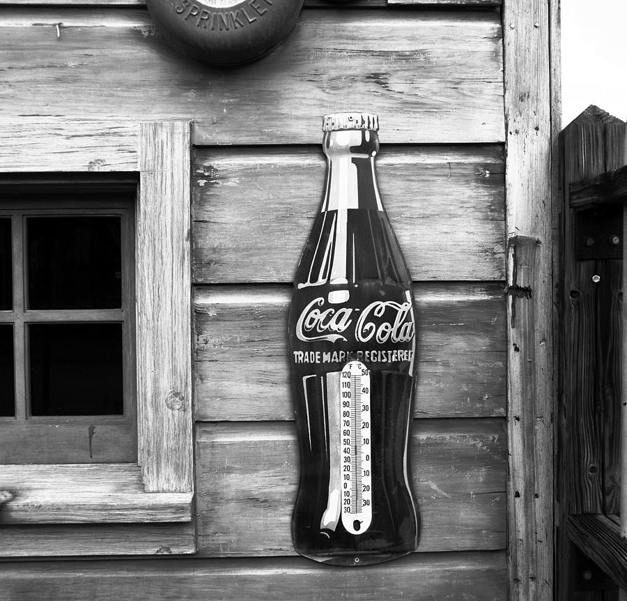 Classic Coke thermometer  Photograph by David Lee Thompson
