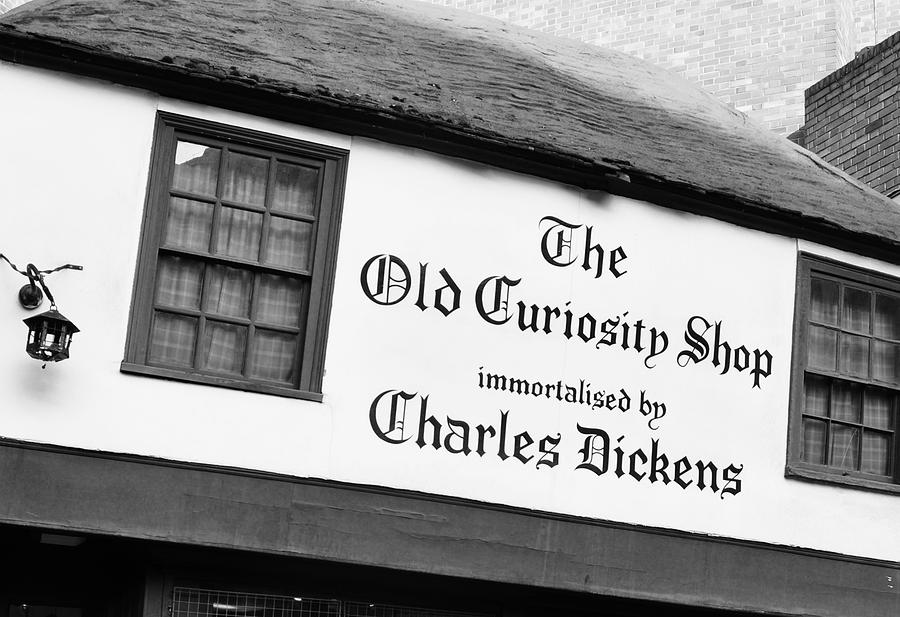 Old Curiosity Shop Photograph - BW Series The Old Curiosity Shop by Caroline Reyes-Loughrey