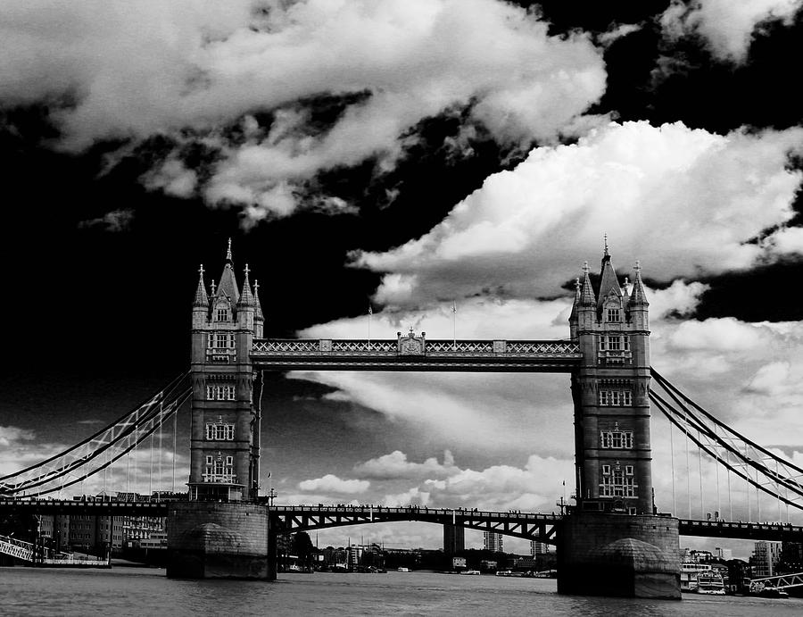 Tower Bridge Photograph - BW Series Tower Bridge by Caroline Reyes-Loughrey Tower Bridge Photograph - BW Series Tower Bridge by Caroline Reyes-Loughrey