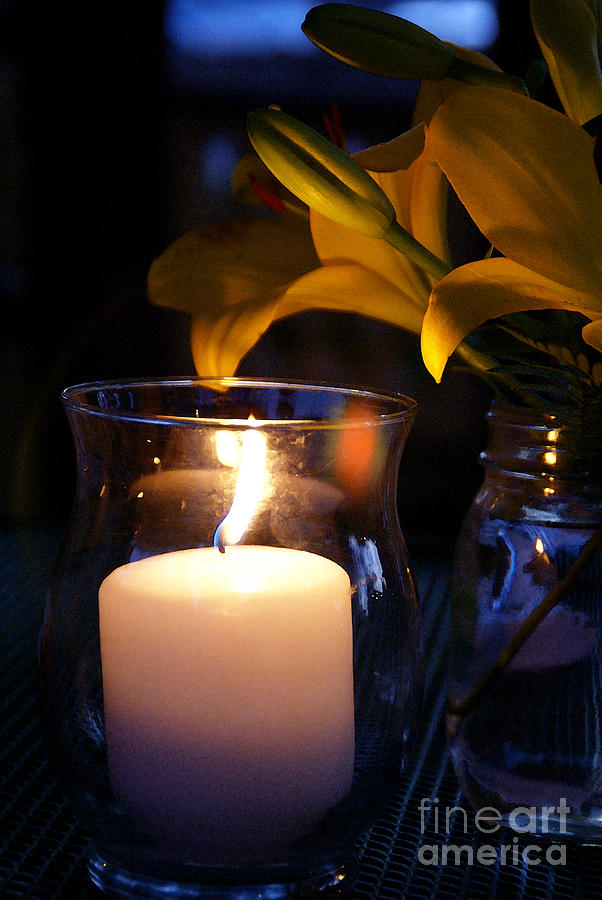 By Candlelight Photograph by Linda Shafer