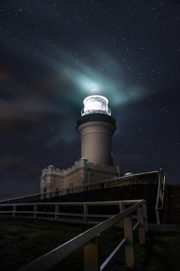 Lighthouse Photograph - By Starlight by Stephen Degraaf