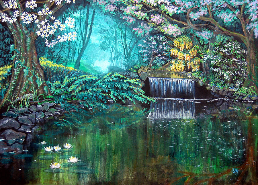 By Still Waters Painting by Sarah Hornsby