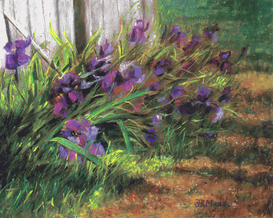 By The Barn Pastel by Julie Maas