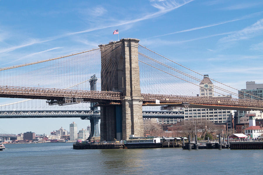 Brooklyn Bridge Photograph - By the BrooklynBridge, by Christian Hasel