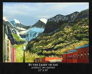 Landscape Painting - By The Light Of Day by Robert Newport Landscape Painting - By The Light Of Day by Robert Newport