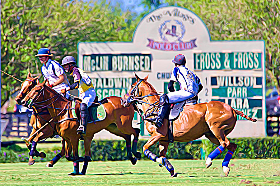 By The Polo Score Board Photograph by Alice Gipson