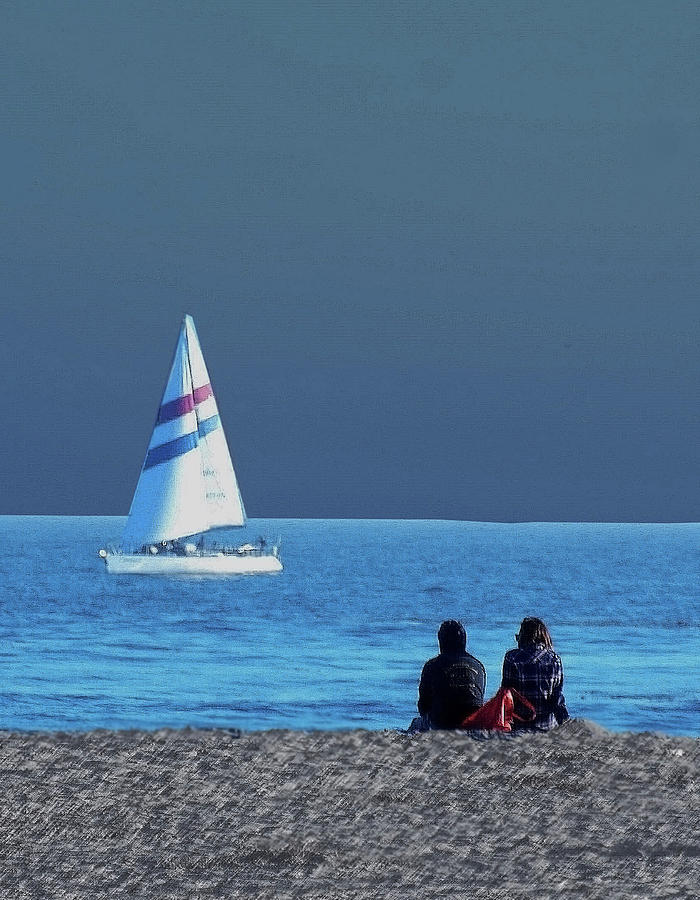 Sea Photograph - By The Sea by M Three Photos