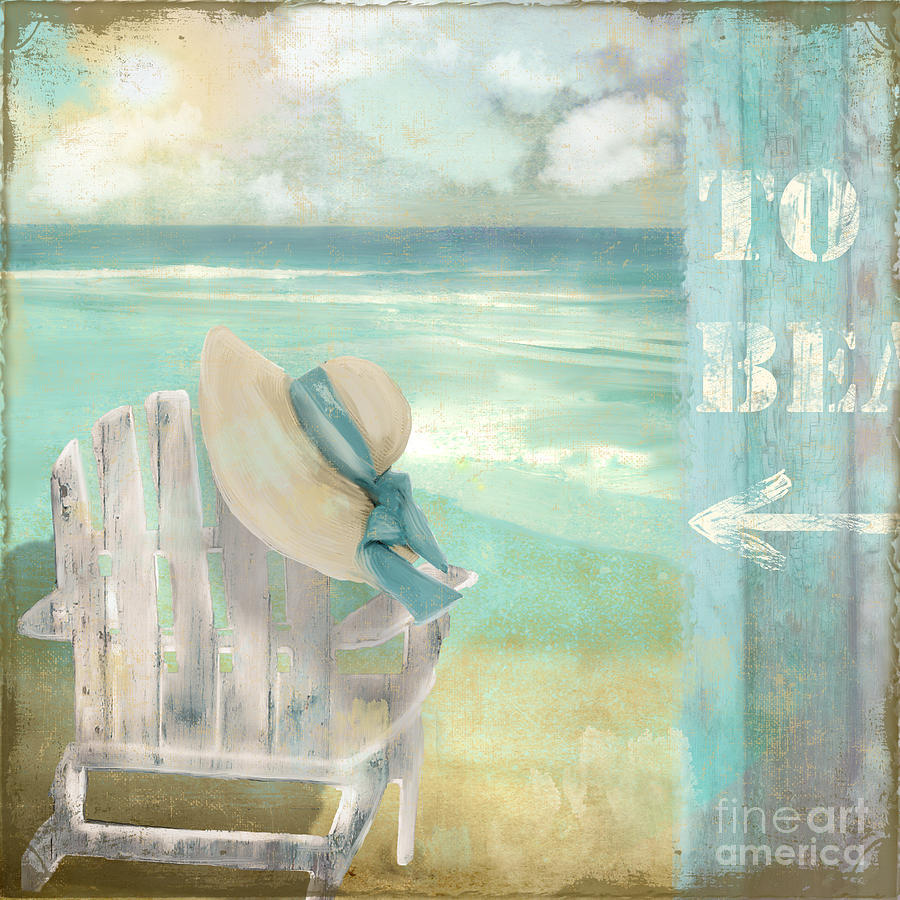 By the Sea Painting by Mindy Sommers