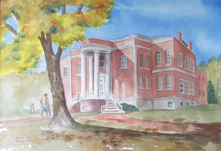 Byars Hall, Emory and Henry College Painting by Jim Stovall - Fine Art ...