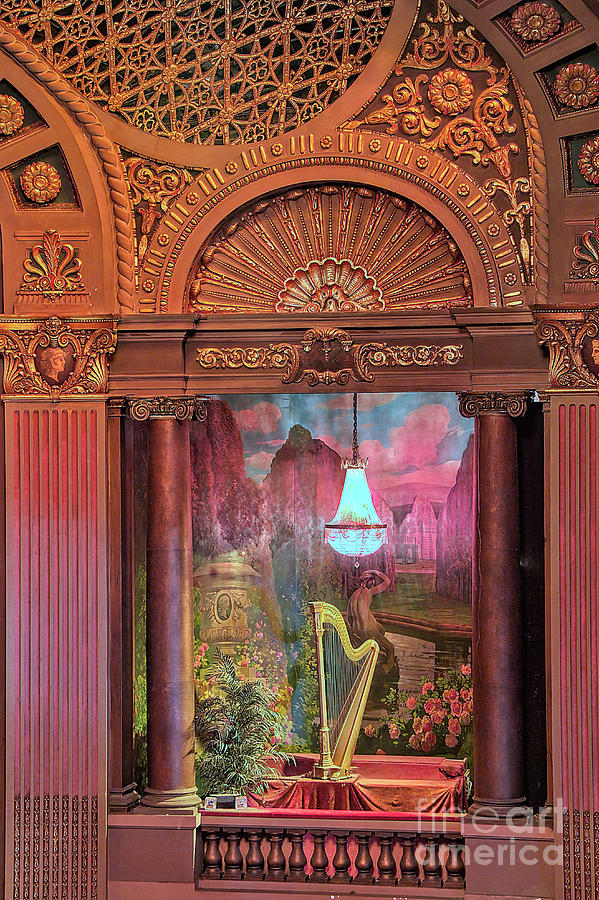 Byrd Theater Harp Opera Box Photograph by Jemmy Archer