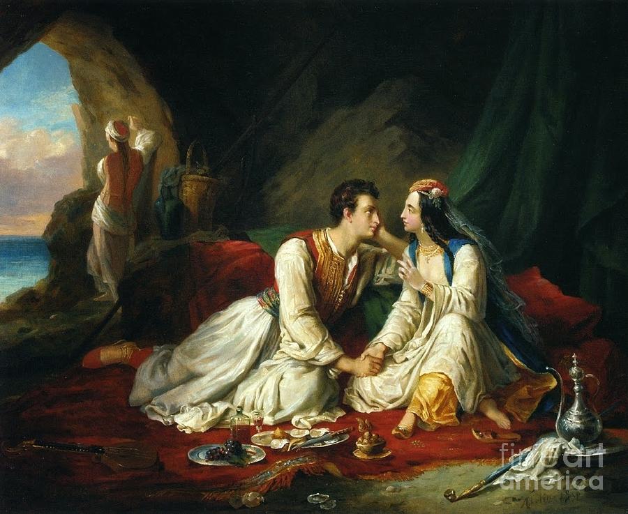 Byron as Don Juan Painting by Celestial Images
