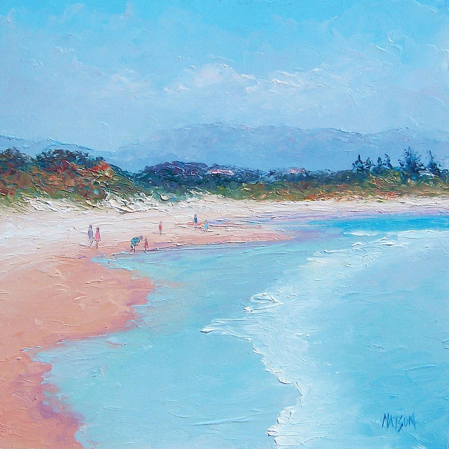 Byron Bay Beach  Painting by Jan Matson