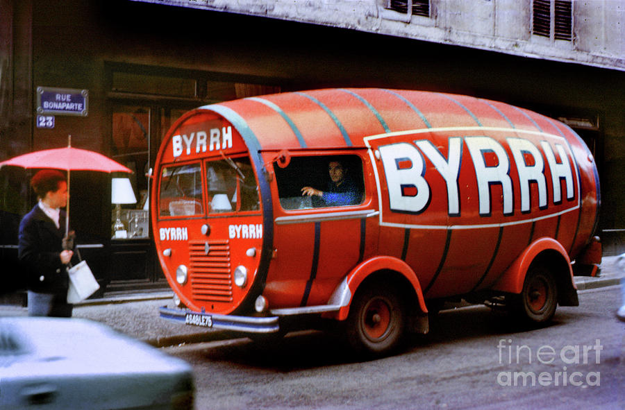 BYRRH, Barrel, Delivery Truck, artistic vehicle  Photograph by Wernher Krutein