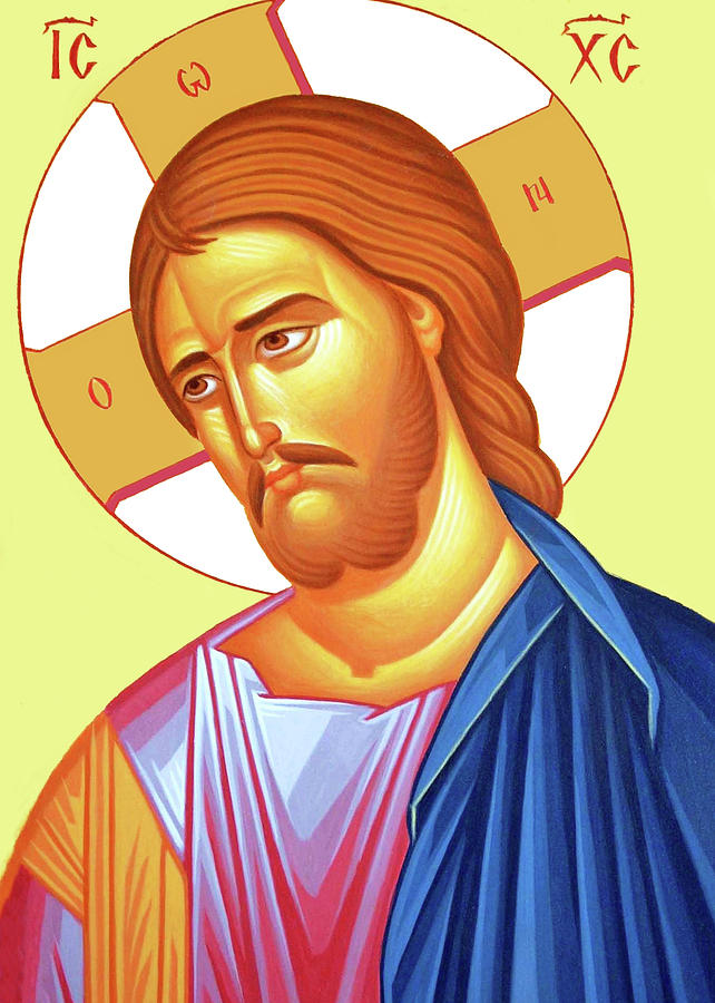 Byzantine Photograph - Byzantine Jesus Christ by Munir Alawi