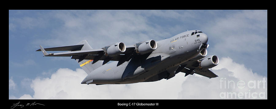 C-17 Globemaster III Poster Photograph by Tommy Anderson