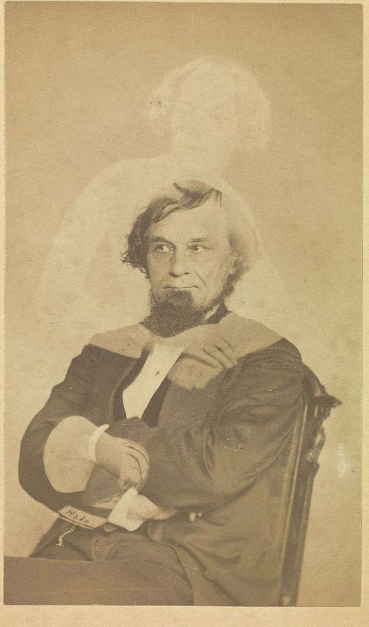 c. 1862-1875 Spirit photos by WILLIAM MUMLER 8 Painting by William ...