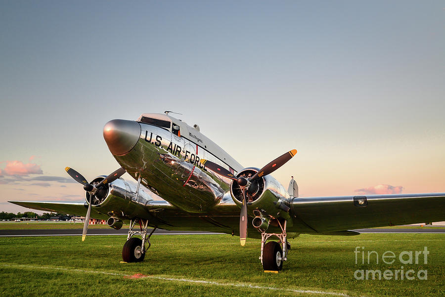 C-47 at dusk Photograph by Paul Quinn