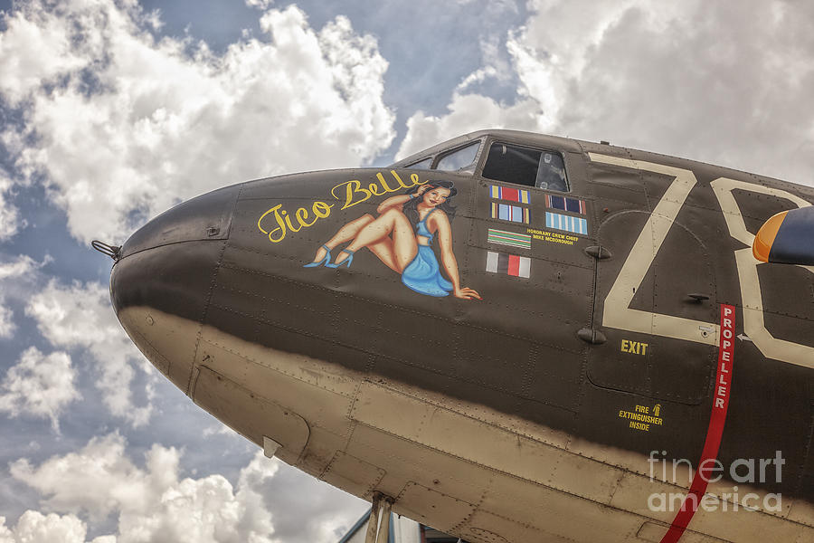 C-47 TiCo Belle Cockpit  Photograph by Tim Wemple