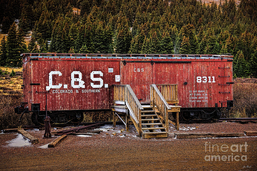 C and S Railroad Photograph by Jon Burch Photography