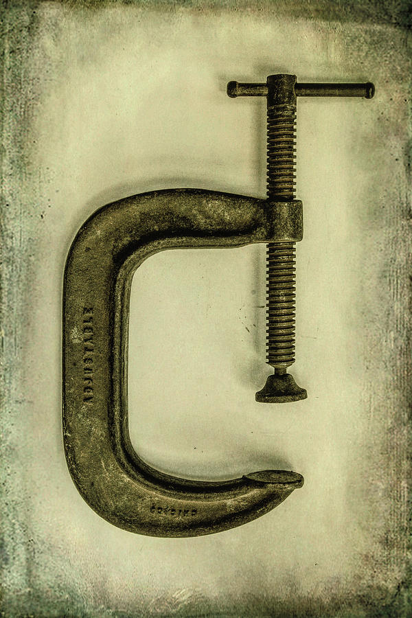 Tool Photograph - C Clamp by Mike Burgquist