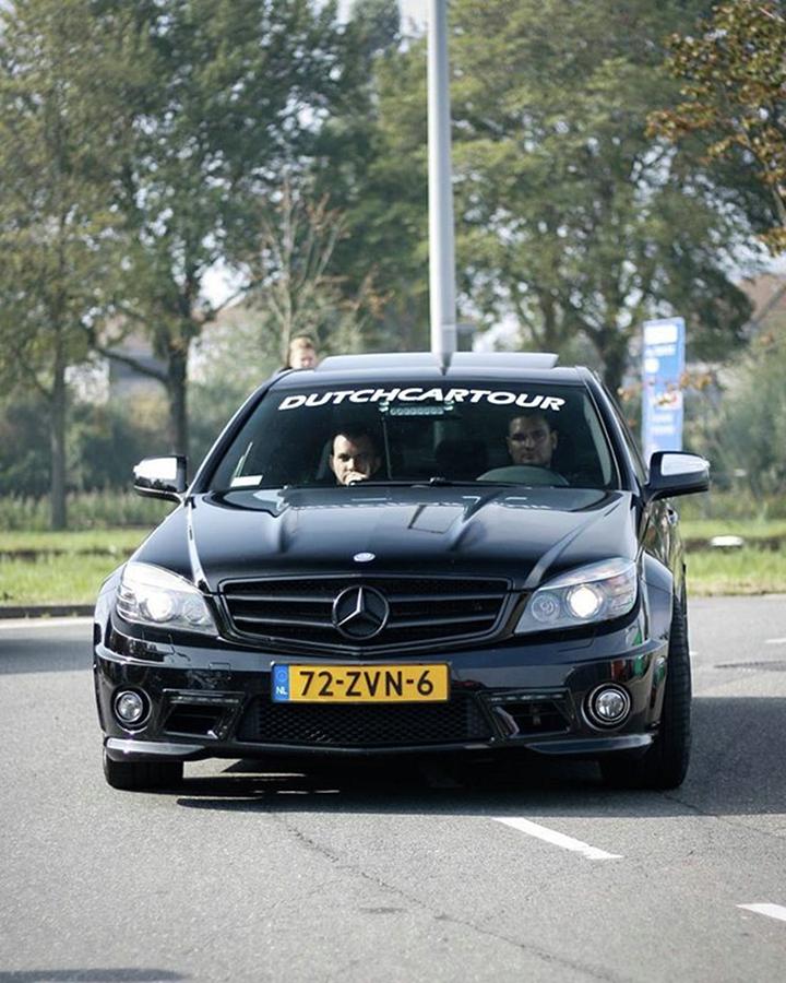 Dreamcar Photograph - C63 Black On by Patrick Lubbers