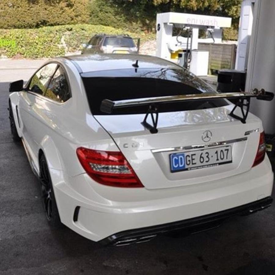 C63 With Spoilers Photograph by Mercedes Benz