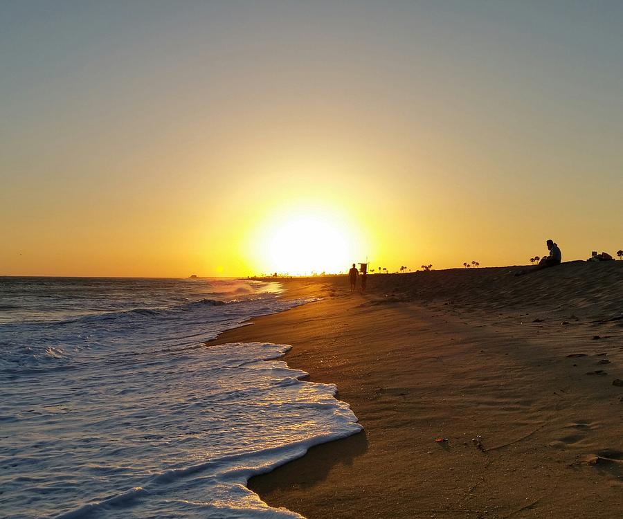 Sunset Photograph - CA Beach by Yazid Ismail Sunset Photograph - CA Beach by Yazid Ismail