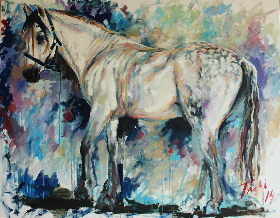Landscape Painting - Caballo  by Tachi Pintor