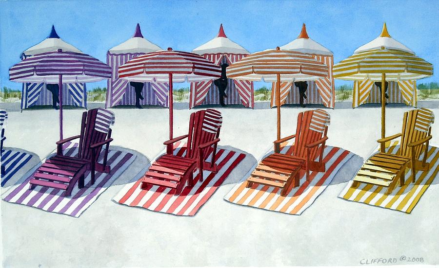 Cabana Painting - Cabana Beach by Cory Clifford Cabana Painting - Cabana Beach by Cory Clifford