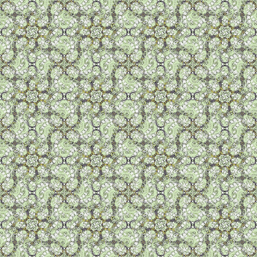 Cabbage Crackle Green Digital Art