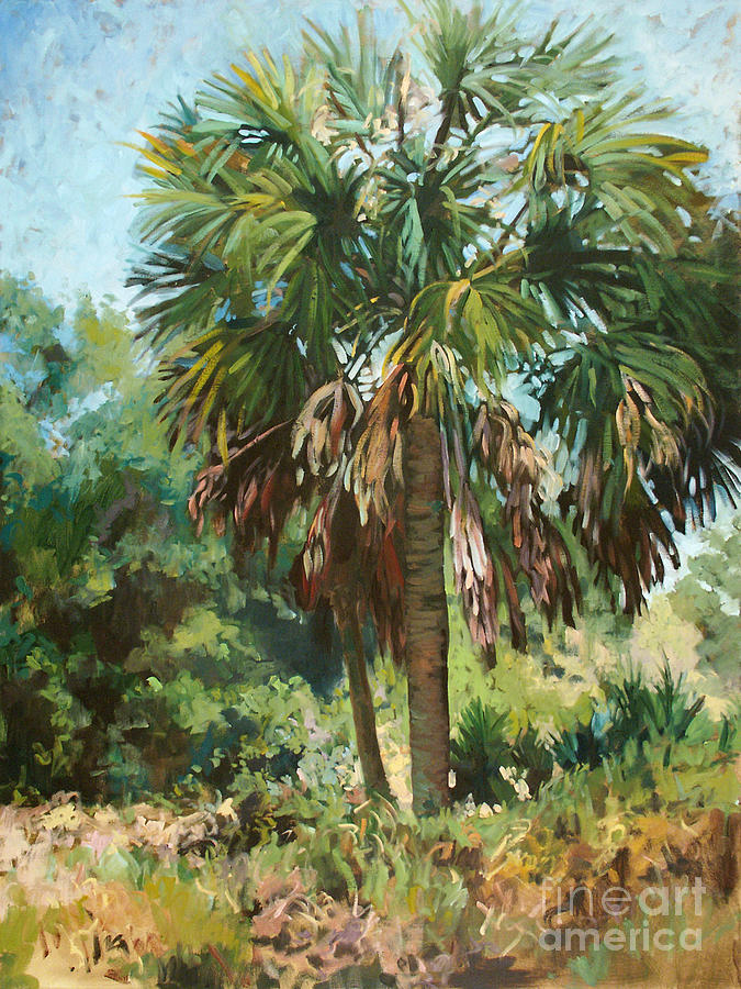 Cabbage Palm Painting by Blair Updike - Fine Art America