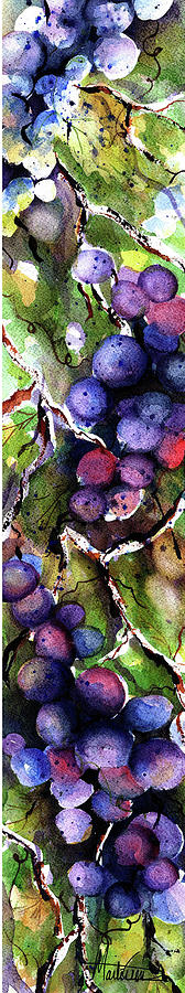 Cabernet Harvest II Painting by Marti Green