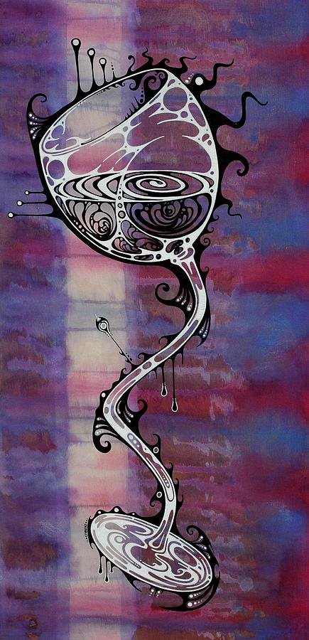 Wine Painting - Cabernet by John Benko Wine Painting - Cabernet by John Benko