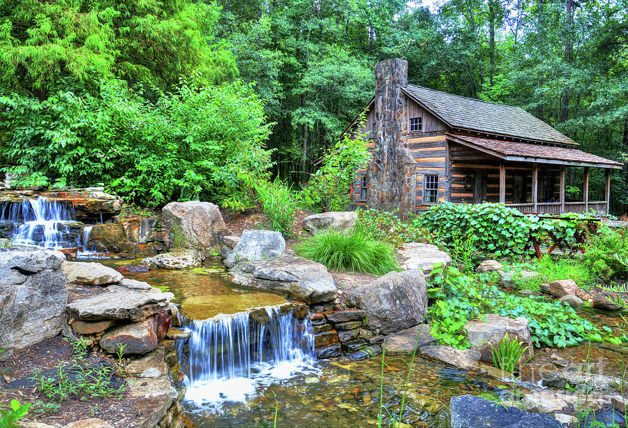 Cabin At The Botanical Gardens In Clemson Photograph By Savannah Gibbs