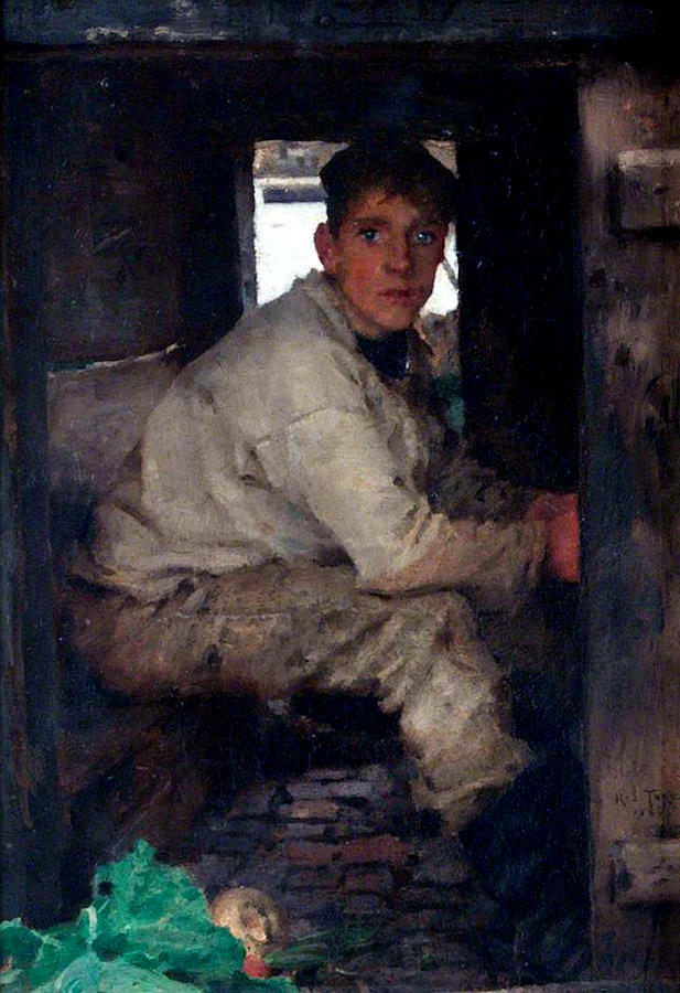 Cabin Boy Painting by Henry Scott Tuke