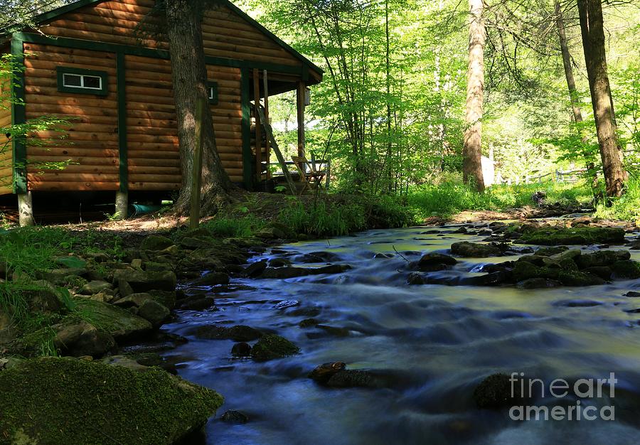 Cabin By The Creek Photograph By Douglas Sacha