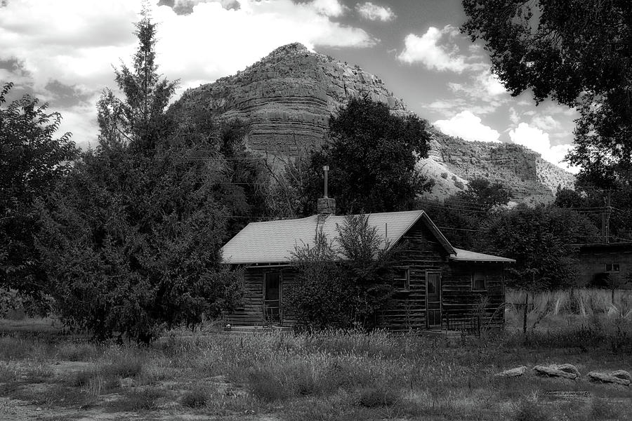 Cabin Grand Staircase Escalante National Monument Area Utah BW Photograph by Thomas Woolworth