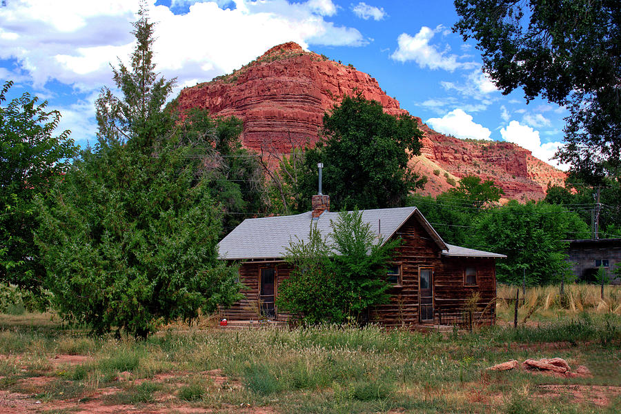 Cabin Grand Staircase Escalante National Monument Utah Area Photograph by Thomas Woolworth
