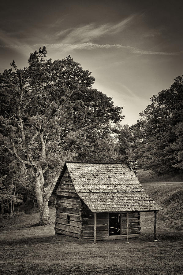Cabin on the Blue Ridge Parkway - 11 Photograph by Joye Ardyn Durham