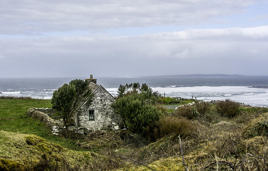 Cabin on the Irish west Coast near Dooling, Ireland Photograph by WAZgriffin Digital
