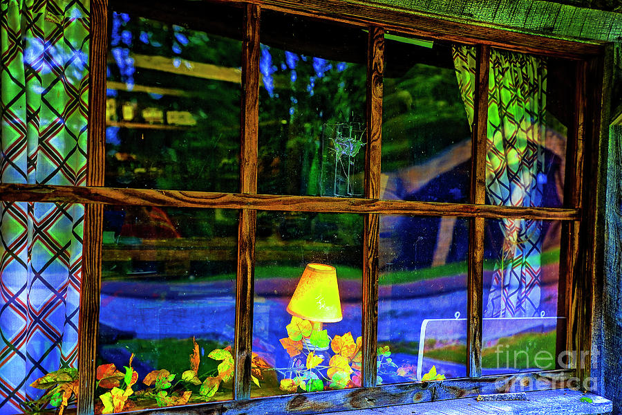 Cabin Window Photograph by Rick Bragan