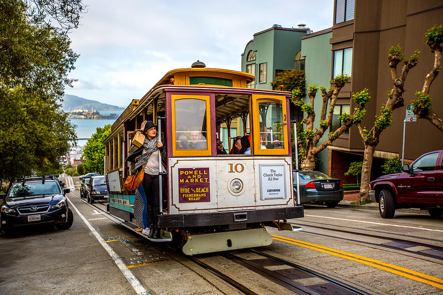Cable Car in San Francisco Photograph by Lev Kaytsner