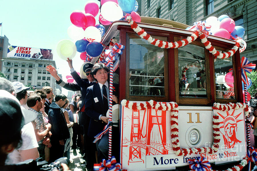 Cable Car Opening Celebration 1984 Photograph by Wernher Krutein